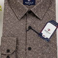 BERYLS Premium Printed Casual Shirt - Coffee Brown