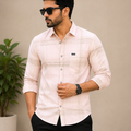 CYBORG singel popcorn Checked

Casual Shirt - Light Peach